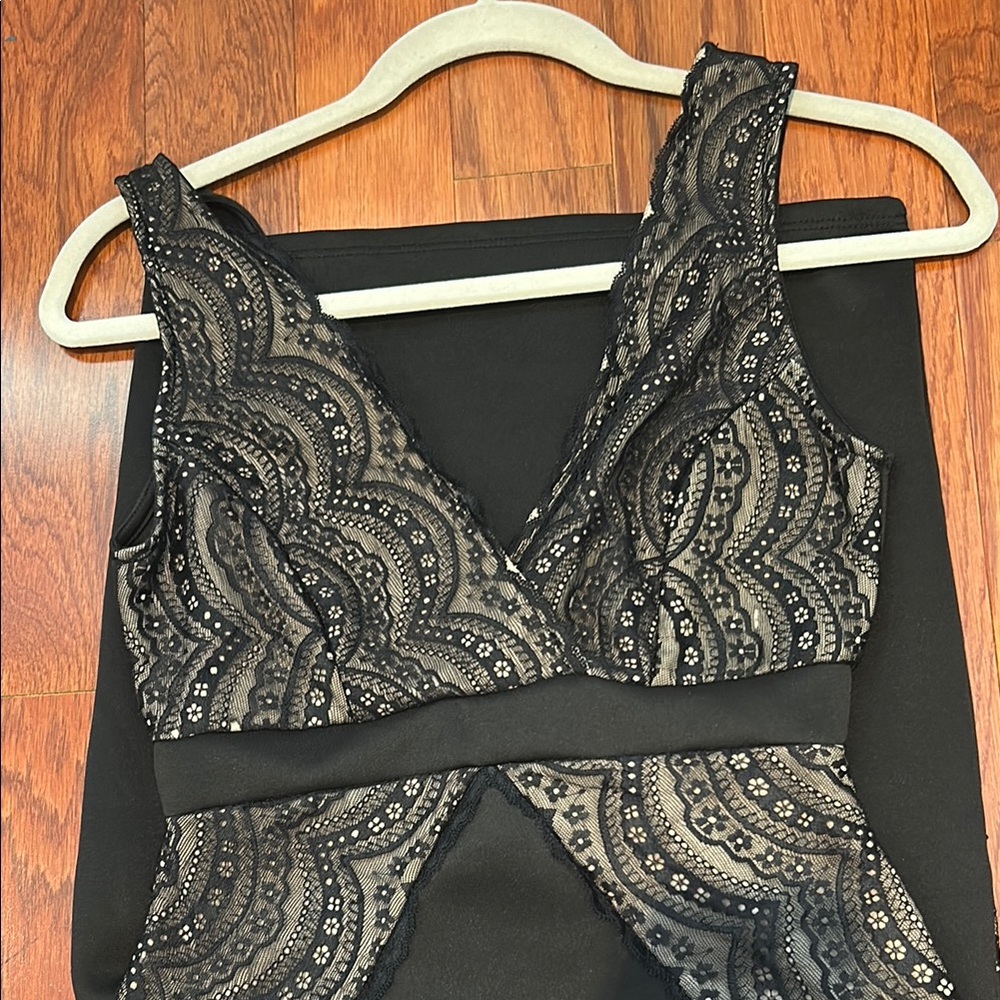 Elegant Black Lace Dress